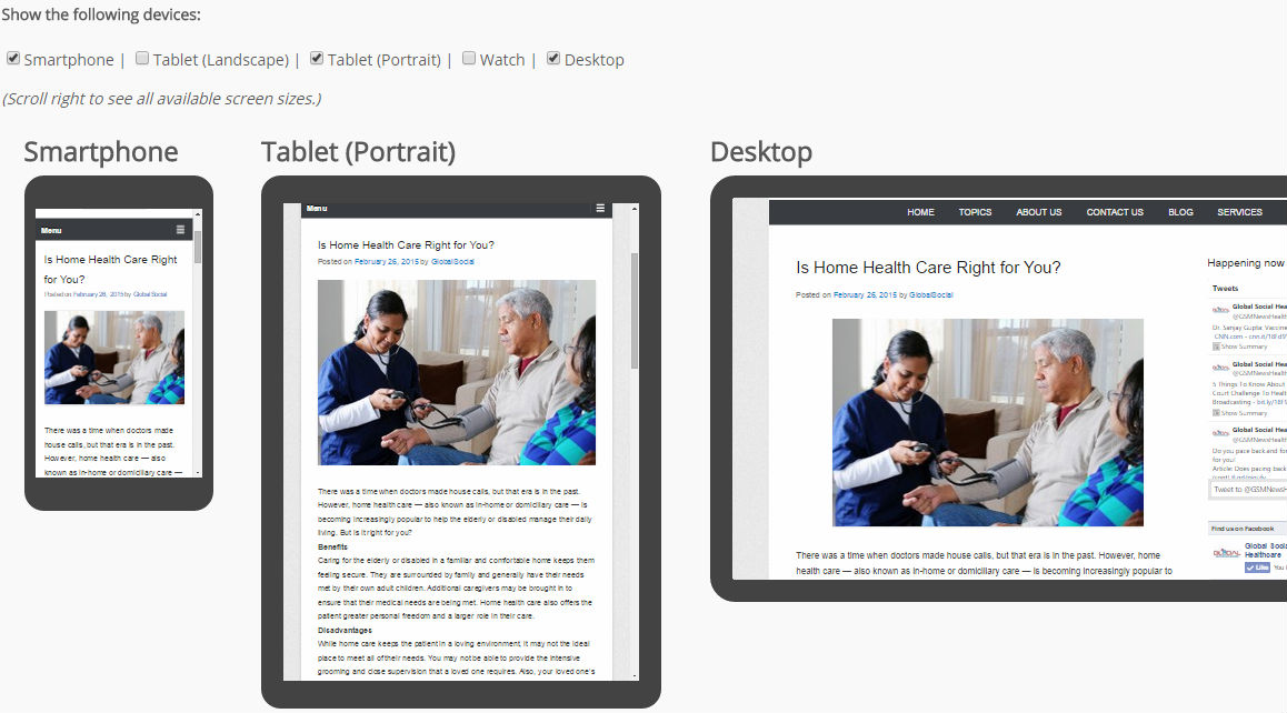 A Free Tool for Publishers: Preview Pages on Different Screen Sizes