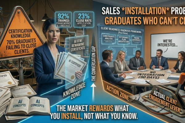 The AI Certification Industry Has a Dirty Secret: Graduates Who Can't Close