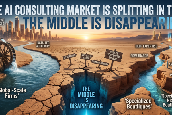 The AI Consulting Market Is Splitting in Two. The Middle Is Disappearing.